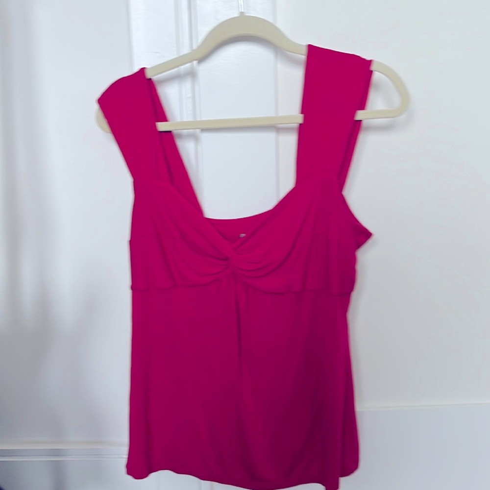 Ann Taylor fucsia Soft stretchy top